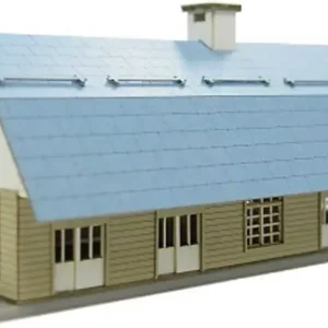 Advance N Gauge Wooden Station Hokkaido Paper Kit Model Base