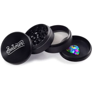 Beamer Aircraft Grade Aluminum 63MM Grinder - Crown Logo