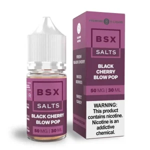 Black Cherry Blow Pop - 30mg - BSX Vapor Salt - 30mL