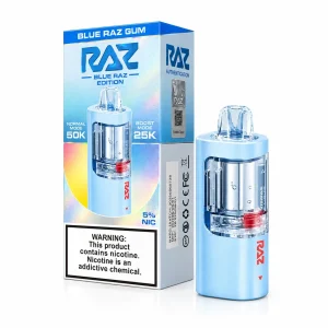 Blue Raz Gum - RAZ Vue 50K Disposable Pod