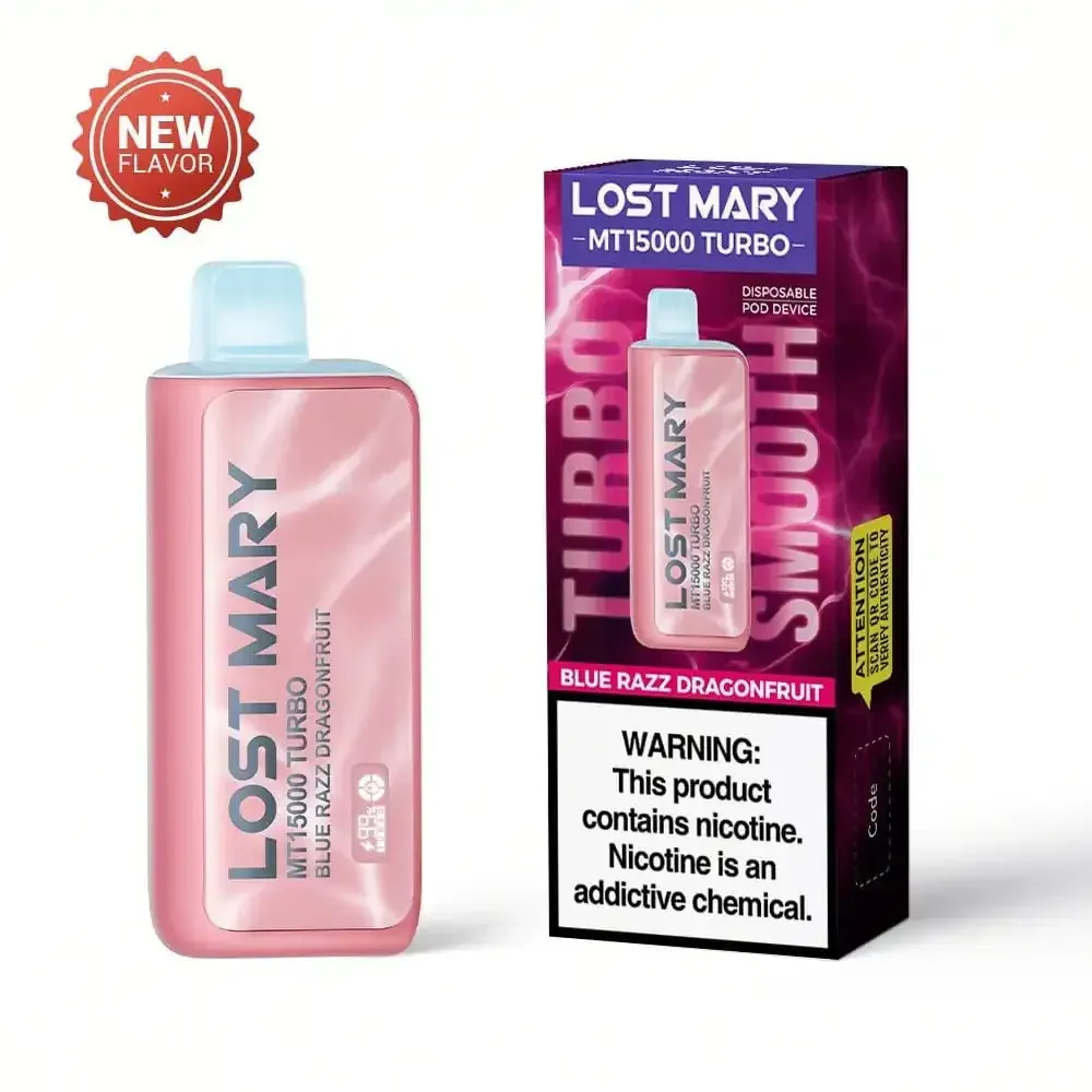 Blue Razz Dragonfruit - Lost Mary MT15000 Turbo Disposable Vape