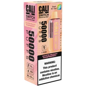 Cali Switch 50K Pod: White Peach Raspberry