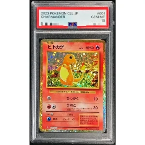 Charmander Classic Holo 001/032 PSA10 Japanese Pokémon TCG Card