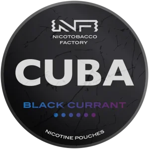Cuba Black Line Blackcurrant Nicotine Pouches 43mg (5 Pack)