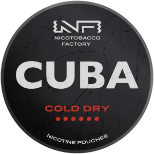 Cuba Black Line Cold Dry Nicotine Pouches 43mg (5 Pack)