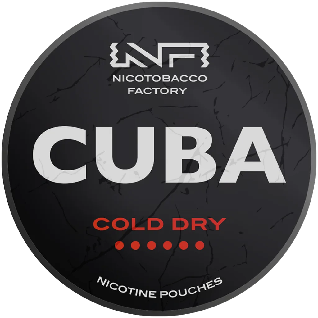 Cuba Black Line Cold Dry Nicotine Pouches 43mg (5 Pack)