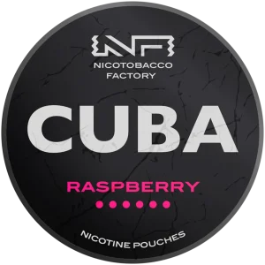 Cuba Black Line Raspberry Nicotine Pouches 43mg (5 Pack)