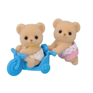 Epoch Sylvanian Families Biscuit Bear Twins Dollhouse Set Ages 3+ Certified