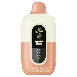 Fifty Bar 20K: White Peach Raspberry Ice