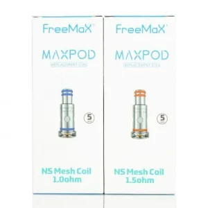 Freemax Maxpod NS Mesh Coil 1.0ohm & 1.5ohm Pack of 5x Replacement Coils
