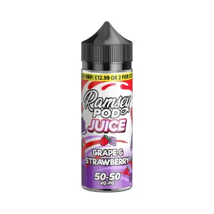 Grape & Strawberry 100ml Shortfill by Ramsey Pod Juice