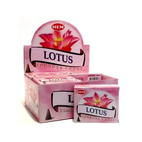 HEM - Lotus Incense Cones (10 Cones)