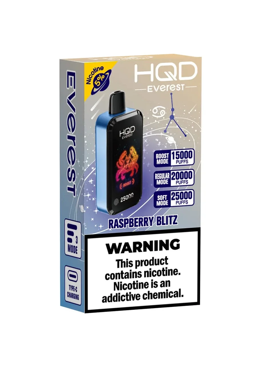 HQD Cuvie Everest 25K: Raspberry Blitz