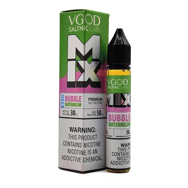 ICED Bubble Watermelon - 50mg - VGOD Mix Salt - 30mL