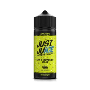 Kiwi Cranberry on Ice 100ml Shortfill E-Liquid by Just Juice