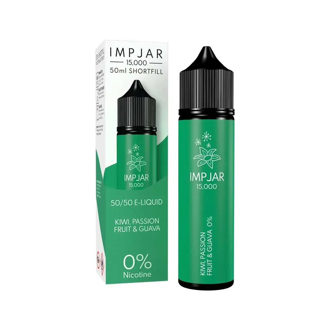 Kiwi Passionfruit Guava 50ml Shortfill by Imp Jar