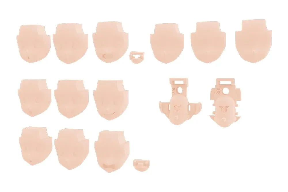 Kotobukiya Megami Device Face Set Sol Skin Color C 1/1 Scale Model 19mm