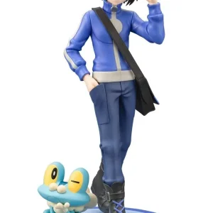 Kotobukiya Pokemon Series Artfx J Calum with Froakie 1/8 Scale PVC Figure