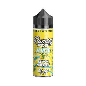 Lemon Sherbet 100ml Shortfill by Ramsey Pod Juice