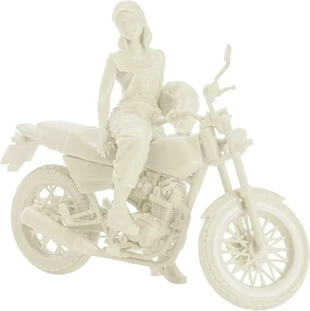 Max Factory PLAMAX Honda FTR 223 Rider Model White 1/20 Scale Kit