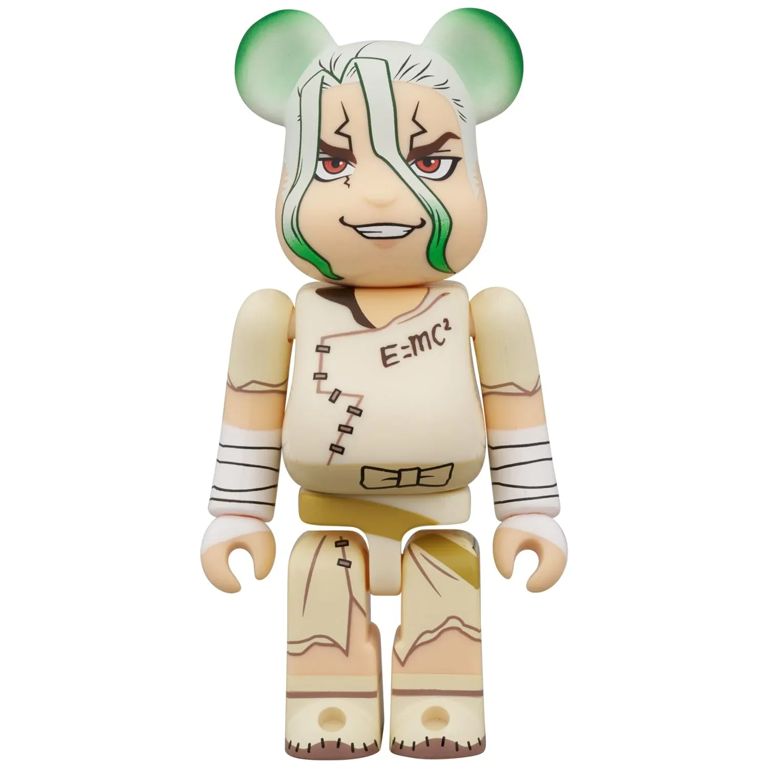 Medicom Toy Be@Rbrick Dr.Stone Senku Ishigami Gen Asagiri Action Figure Set - Image 2
