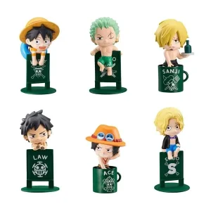 Megahouse Ochatomo One Piece Pirates Vacation Resale Box PVC Figure 40mm