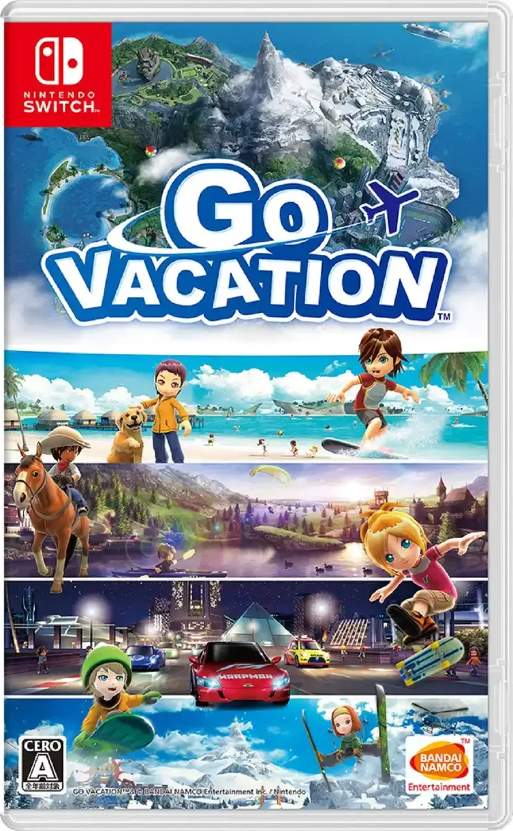 Namco Go Vacation for Nintendo Switch - Family-Friendly Adventure Game