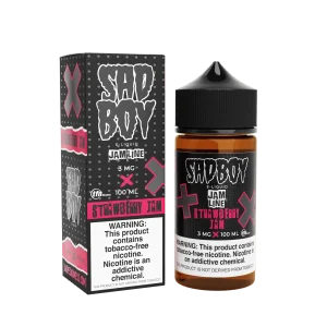 Sadboy Strawberry Jam 100ml Vape Juice - 0MG