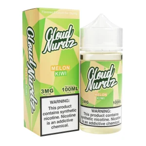 Cloud Nurdz Kiwi Melon Synthetic Nic 100ml Vape Juice - 6MG