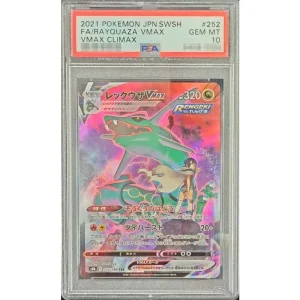 Rayquaza VMAX 252/184 CSR Japanese Graded Pokémon TCG Card PSA10