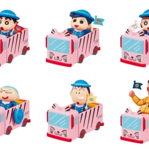Re-Ment Crayon Shin-Chan Bus Toy 1 Box PVC ABS H100xW70xD40mm
