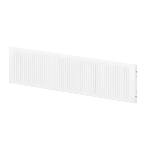 Safety Rail, 1/2, WHITE, Grooves for Slide