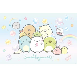 San-X Sumikko Gurashi Character Mix Leisure Sheet S Blue
