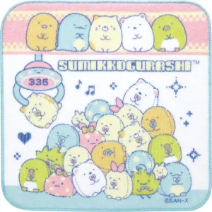San-X Sumikko Gurashi Petit Towel 21x21cm Soft Cotton Handkerchief