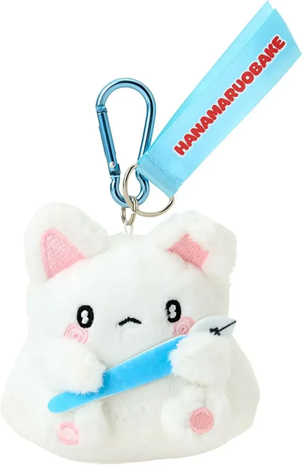 Sanrio Hanamaru Ghost Mascot Holder Charm Accessory for Bags