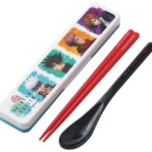 Skater 18cm Antibacterial Jujutsu Kaisen Combi Set Chopsticks Spoon CCS3SAAG-A
