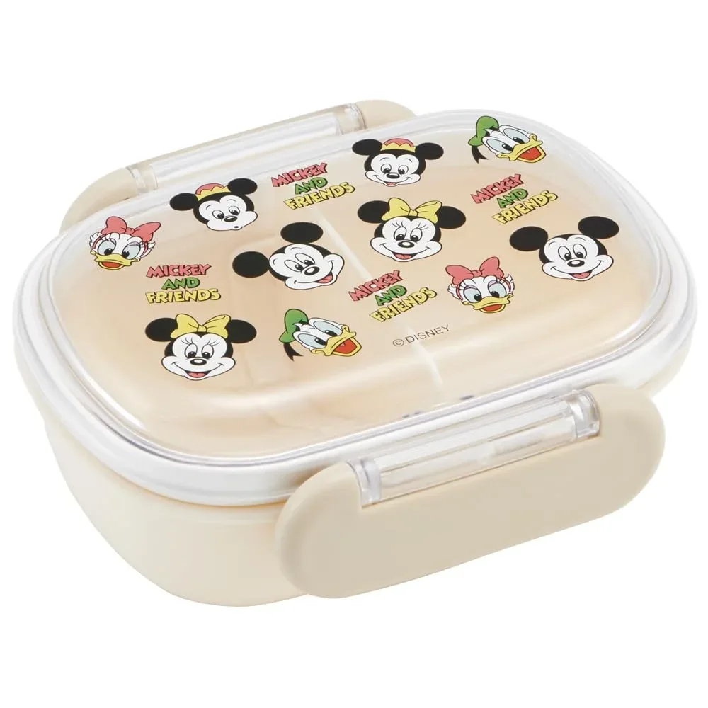 Skater Small Dome Lunch Box 270Ml - Disney Mickey Mouse & Friends Antibacterial