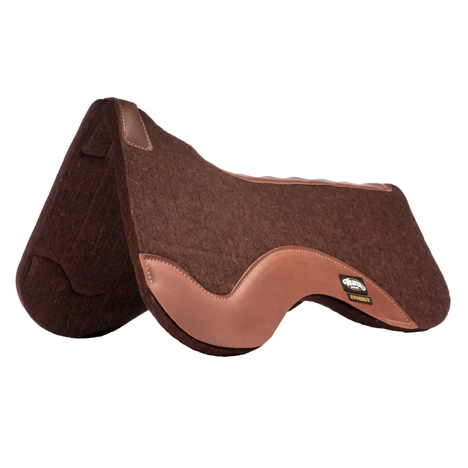 Synergy Contoured Close Contact Steam Pressed 100% Merino Felt Performance Saddle Pad