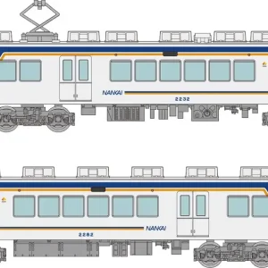 Tomytec Railway Tetsuro Nankai 2200 Series 2-Car Diorama Set 2230 Type