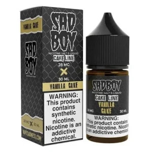 Vanilla Cake - 48mg - Sad Boy Salts - 30mL