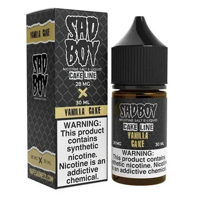 Vanilla Cake - 48mg - Sad Boy Salts - 30mL