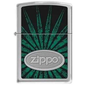 Zippo Lighter - Foliage High Polish Chrome
